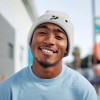 Dalix Chill Skeleton Hand Embroidered Beanie Snowflake Warm Winter Knit Hat for Men - 3 of 4