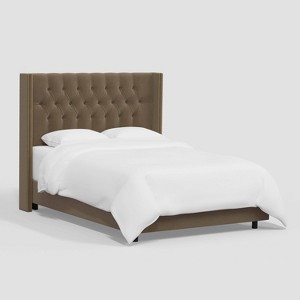 Louis Wingback Bed in Luxe Velvet - Threshold™ - 1 of 4