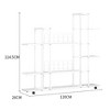 EcoSummer 6-Tier Plant Stand, Corner Tiered Flower Shelf Stand, Tall Indoor Plant Holder with Wheels, Multi-Tier Pot Display Rack for Garden - 3 of 4