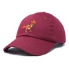 Dalix T-Rex Embroidered Cotton Dad Hat Adjustable Baseball Cap Mens - 4 of 4