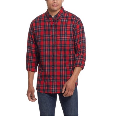 Weatherproof Mens Vintage Flannel Button Up Shirt