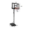 Basketball Hoop Outdoor, Height Adjustable 5.58-10Ft Portable Basketball Goal with Enlarged Base & PC Backboard - 4 of 4