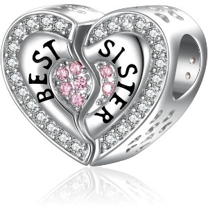 Sterling Silver Dangle Charm Beads for Women - DIY Pendants for Bracelets & Necklaces, Jewelry Gifts - 1 of 4