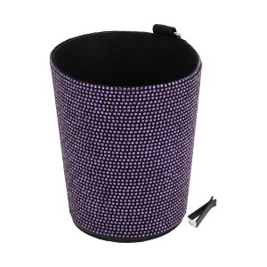 Unique Bargains Car Trash Can Portable Seat Back Trash Bin Purple - 1 of 4