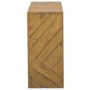 vidaXL Console Table 43.3"x13.8"x29.5" Solid Teak Wood - 3 of 4