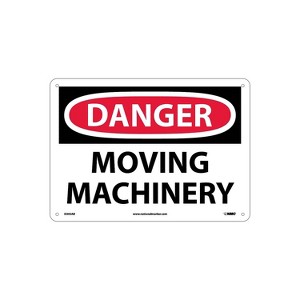 National Marker Moving Machinery 10X14 .040 Aluminum Danger Sign D305AB - 1 of 1