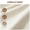83" Modern 3-Seater Sofa, Minimalist Living Room Couch, Beige Chenille Deep Seat Sofa with Washable Covers & Curved Armrests, Comfy Couch for Bedroom - 3 of 4