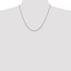 Black Bow Jewelry 1.2mm Sterling Silver, Round Solid Snake Chain Necklace - 2 of 4
