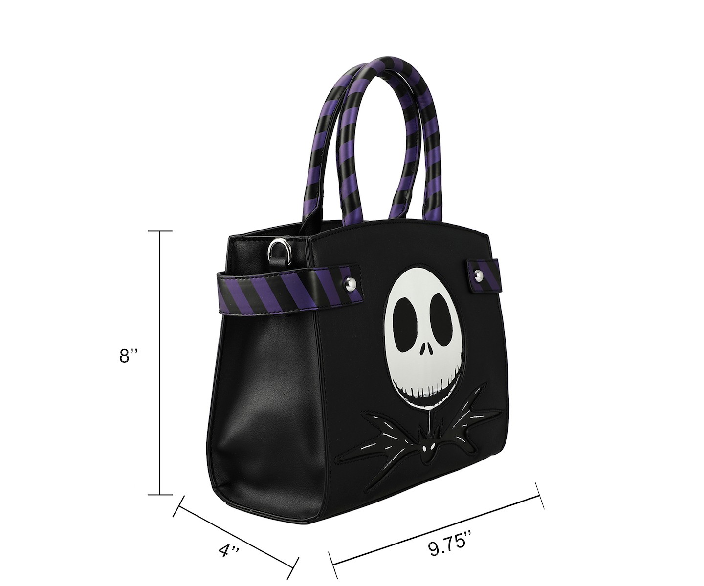 Сумка The Nightmare Before Christmas Jack Skellington Movie Character Black Purse, цвет: Чёрный — фото 4