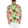 HAPPY BAY Men's Hawaiian Shirts Short Sleeve Button Down Shirt Floral Shirt Men Casual Beach Holiday Hawaii Shirts for Men Funny - 4 of 4