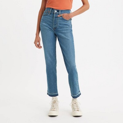 Levi's wedgie straight outlet crop jeans