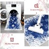 Christmas White Snow Printed Runner Rug, Washable Low Pile Non-Slip Soft Carpet for Bedroom Living Room - 4 of 4