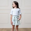 Hope & Henry Girls' Pull-On Cinched Waist Linen Short, Toddler - 2 of 4