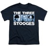 Boys' Short Sleeve three Stooges three Squares T-Shirt - 2 of 4