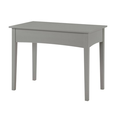 Transitional Gray 44'' Shaker Cottage Desk with Drawer