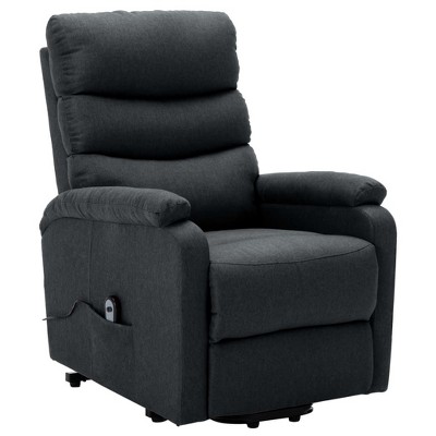 vidaXL Stand Up Chair Dark grey Fabric (100 polyester), plywood, wood, metal