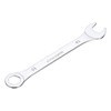 Unique Bargains CR-V Chrome Plated 6-Point Ended Box 15 Degree Offset Open End Metric Thin Combination Wrench - 3 of 4