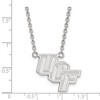 Black Bow Jewelry 10k White Gold Central Florida Knights NCAA Necklace 18 Inch - 2 of 4