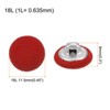 Unique Bargains Suit Dress Blouse Aluminum Fabric Cloth Covered Sewing Buttons 30 Pcs - 2 of 4