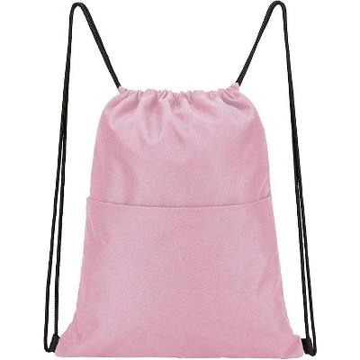 Drawstring Backpack is a must-have for outdoor hiking/fitness, with a simple design and strong waterproof