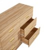 NicBex Dresser for Bedroom,Wide Chest of Drawers with Golden Handles,Storage Dressers for Bedroom - 3 of 4