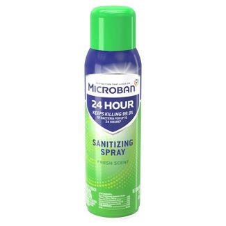 Microban Fresh Scent 24 Hour Disinfectant Sanitizing Spray - 15 fl oz