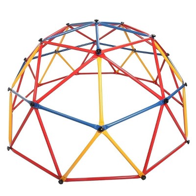 Infurnic Baby Activity Gyms Stable Dome Climber, Heavy-Duty Galvanized Frame, Supports 439 lbs, Multicolored, 28.54"*14.76"*5.75"