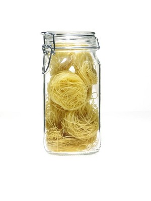 Fido Clear Glass Jar with Gasket - Thumbnail 3