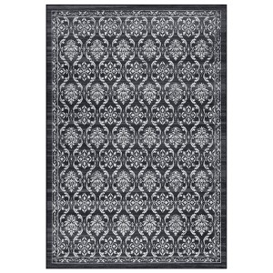 Washable Floral Print Living Room Bedroom Rugs, Soft Non Slip Farmhouse Carpet for Dining Room Kitchen, Vintage Home Decor Rugs - 1 of 4