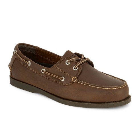 Dockers Mens Vargas Leather Casual Classic Boat Shoe, Rust, Size 8 : Target
