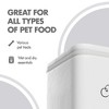 Amici Pet Treat Good Dog Metal Storage Canister, 36 oz. , White w/ Black Lid - 4 of 4