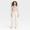 Women's Long Sleeve Satin Button-Down Shirt - A New Day™ - 3 of 3