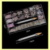 Saviland Unisex 3830PCS Multi-Shaped AB Crystal Rhinestones Nail Art Kit with Wax Pen & Tweezer - Assorted Colors. - 4 of 4