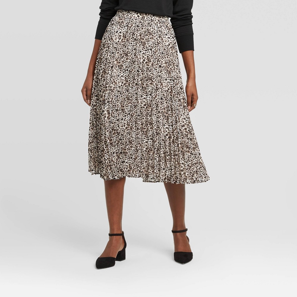 Leopard Pleated Skirt - Girl, You Can Do This!