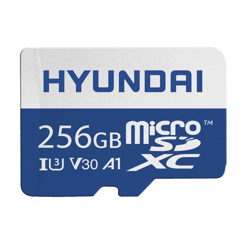 Hyundai MicroSD 256GB U3 4K Retail w/Adapter - Works with Nintendo Switch, 1 of 7