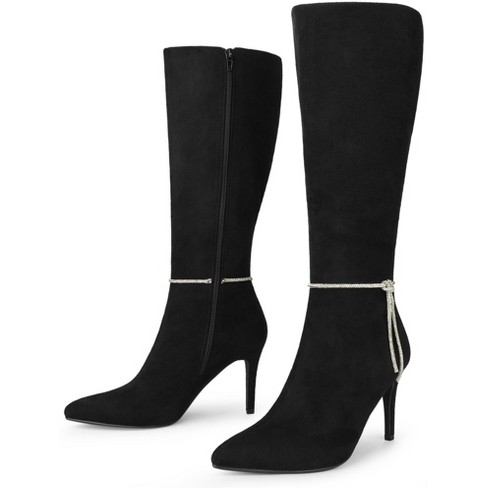 Black over the store knee boots target