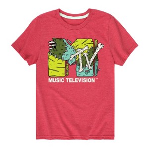 Boys' - MTV - Logo Halloween Short Sleeve Graphic T-Shirt - 1 of 3