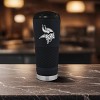 NFL Minnesota Vikings The Stealth Draft 24oz Powder Coated Laser Etched Vacuum Insulated Tumbler - 3 of 3