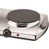 Brentwood 1,440-Watt Double-Burner Electric Hot Plate in Silver - 3 of 4