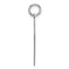 Black Bow Jewelry Sterling Silver, Jersey Collection, Large Number 17 Pendant - 2 of 4