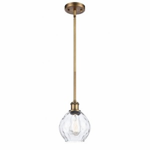 Waverly - 1 Light Stem Hung Mini Pendant In Industrial Style-9 Inches Tall and 6 Inches Wide - 1 of 1