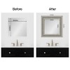 Amanti Art Mirror Makeover Bathroom Mirror Frame Border Kit - Fully Assembled Peel and Stick Frame - Mirror NOT Included - Parlor Trim - 4 of 4