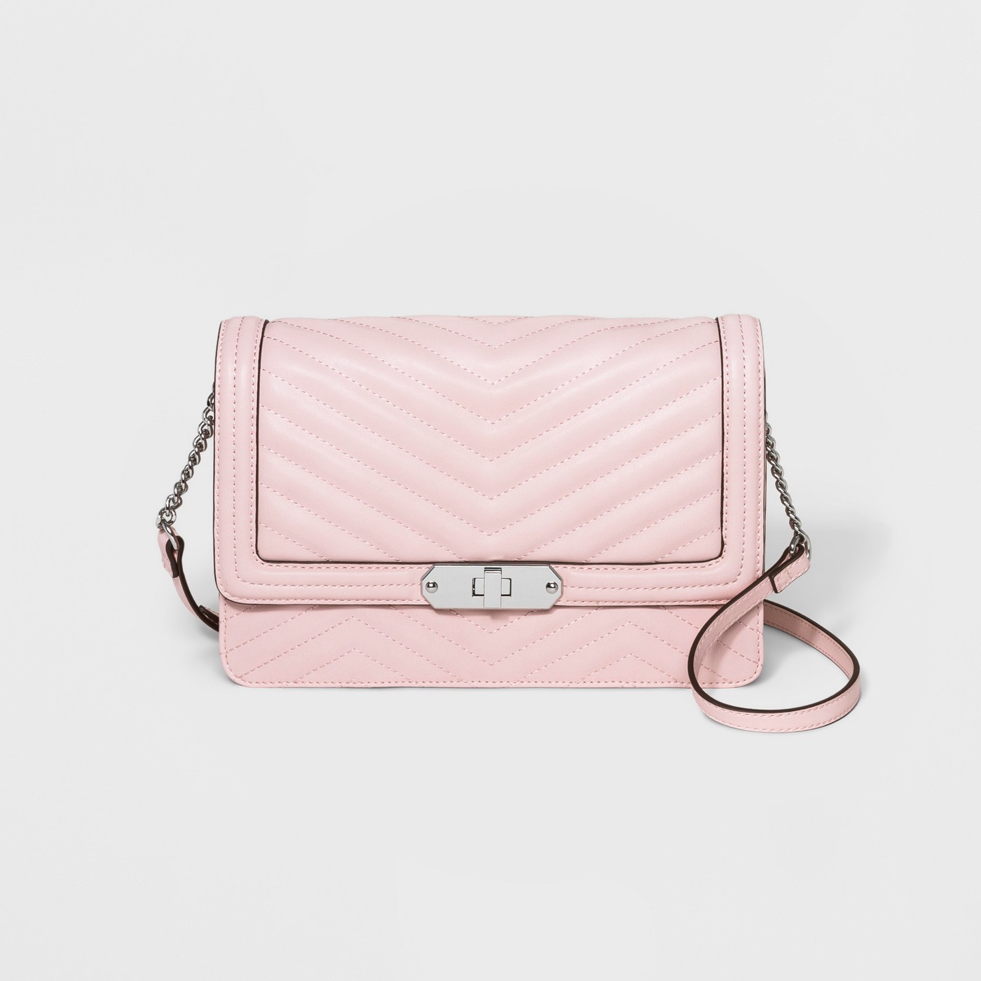 Quilted Flap Lock Crossbody Bag - A New Day™ - image 1 of 4