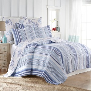 Zuma Beach Quilt and Pillow Sham Set - Levtex Home - 1 of 4