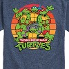 Men's - Teenage Mutant Ninja Turtles - Retro Sunset Circle Short Sleeve Graphic T-Shirt - 2 of 4