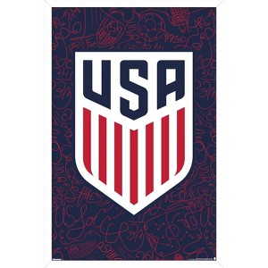 Trends International US Soccer - Logo Variant 25 Framed Wall Poster Prints - 1 of 4