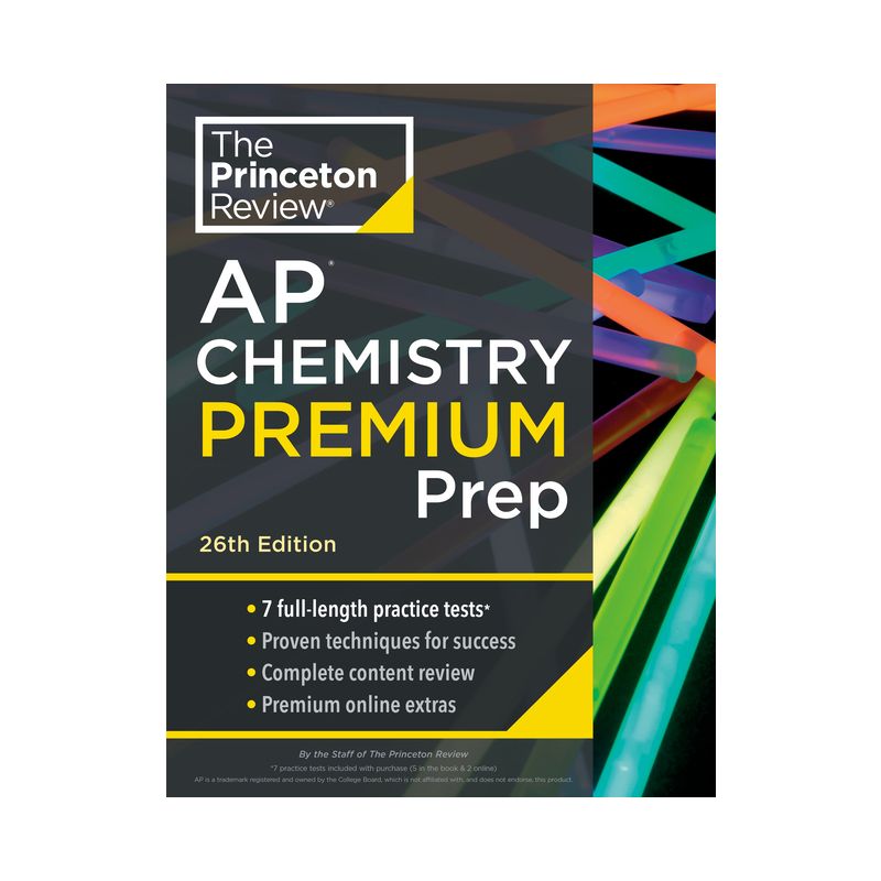 Princeton Review AP Chemistry Premium Prep, 26th Edition - (College Test Preparation) by  The Princeton Review (Paperback), 1 of 2
