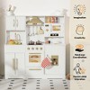 Kinder King Wooden Kids Play Kitchen, Toy Kitchen Playset for Toddler, Realistic Kitchen Sets w/Lights & Sounds, Gift for Boys Girls Age 3+ - 4 of 4
