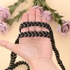 Sewing Braid Trim, 11 Yards 0.6 Inch Twisted Cotton Cord Trim, Handmade DIY Craft Embellishment Costume Garment Decor Accessory - 3 of 4