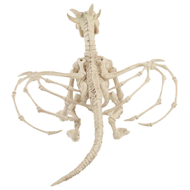 Seasons USA Skeleton Dragon Prop Halloween Decoration -  13 in x 22 in x 8 in - Off-White, 2 of 5